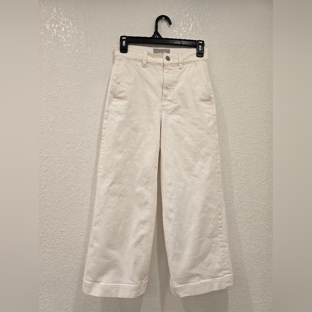 Everlane The Utility Straight-Leg Pant Size 00 In Bone Color - Picture 3 of 9